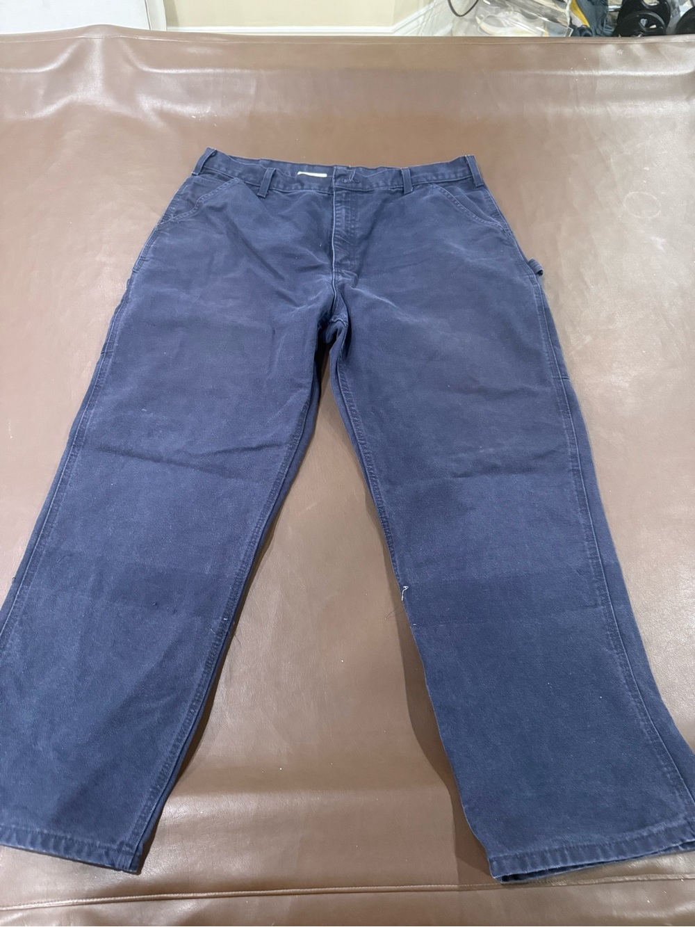 Carhartt Navy Blue Work Chinos